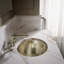 Rhythm Metal Oval Undermount Bathroom Sink-393051625