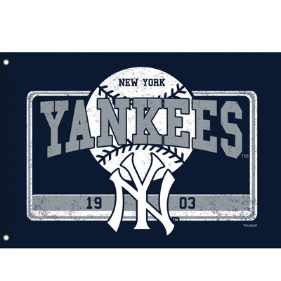 Lin 2 côtés 36 x 52 po mlb drapeau maison