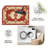 1PC Burgundy Red Vintage Ornate Floral European Style area rugs for Living Room, Soft and Comfortable, Suitable for all seasons, easy-to-maintain, machine washable Indoor floor mat, Under Table Farmhouse suitable for dining table, bedroom, entryway,-1469951072