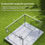 Outsunny Retractable Pergola Canopy Only for 4 x 3 m Pergola-122888020