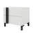 Sophisticated Queen 3-Piece Floating Platform Bed Set With Integrated LED Lights And Two Stylish Nightstands