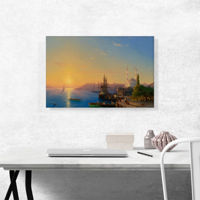 " View Of Constantinople And The Bosphorus 1856 " by Ivan Aivazovsky Painting Print