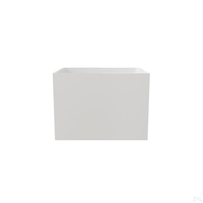 Baignoires autoportantes autoportantes en acrylique, forme rectangulaire (blanc)