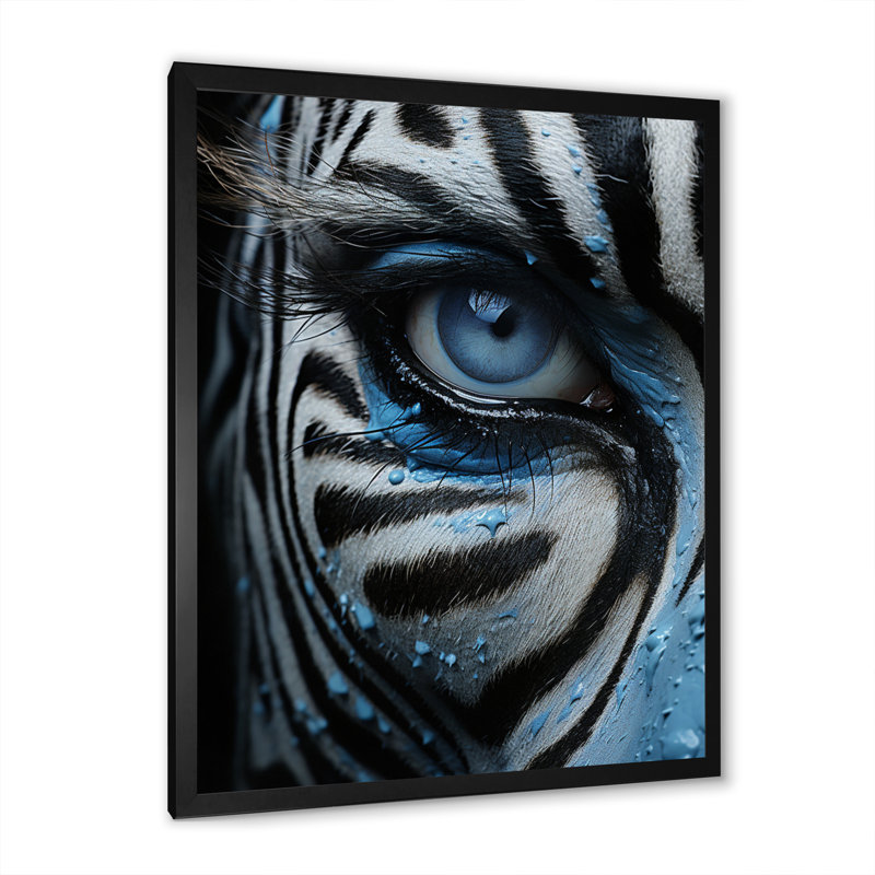 Motifs zébrés saisissants II, H 20 po x l 12 po x P 1 po, Noir