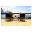 Monterey Sectional Armless Teak Outdoor Chair-1405620682