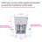 Yingze Sleek Low Profile Elongated Toilet, Four Cyclone 360° Rimless Flush Toilet, 1.28 GPF Water Efficient Toilet with Quick Release Soft Close Seat, 12 Inch Rough-In