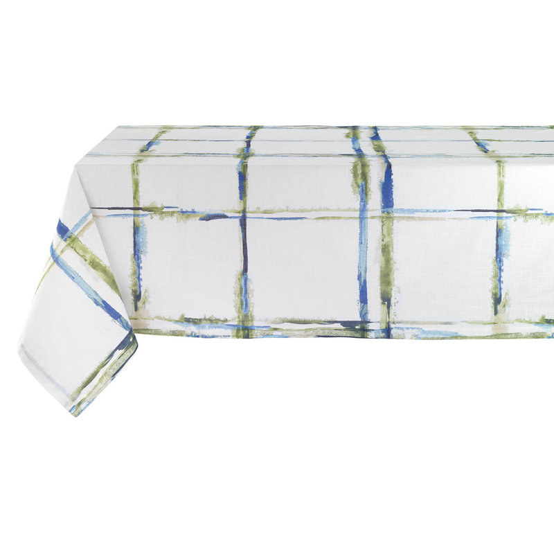 Abstract Grid Geometric Tablecloth, 120" L x 63" W