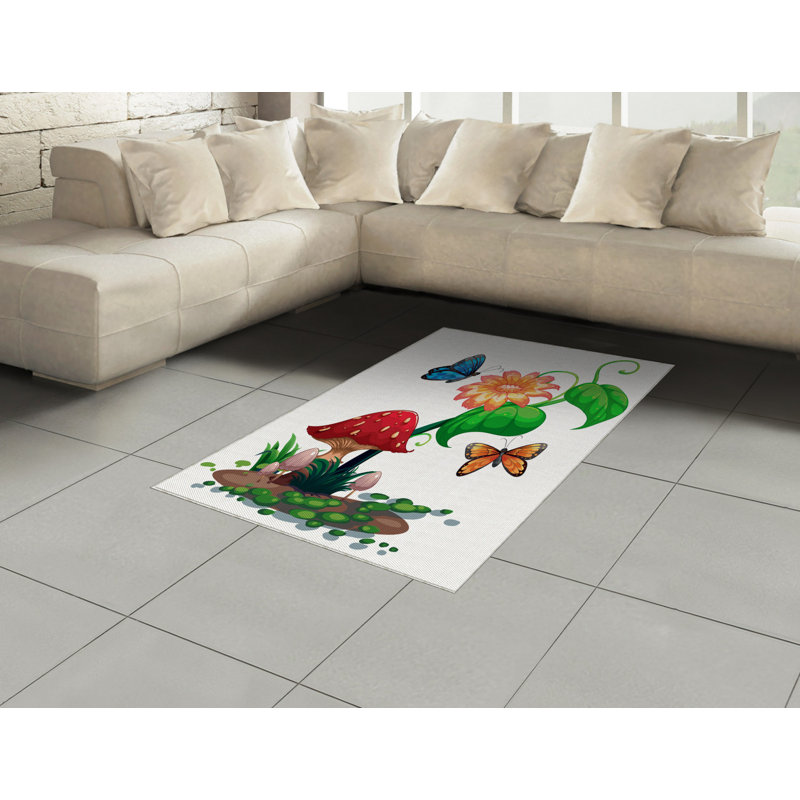 Boylston Floral Area Rug, Rectangle 120 x 180cm
