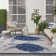Toxey Animals Blue/Gray/Navy Blue Indoor/Outdoor Area Rug