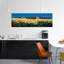 «Tuscan Panorama, Sunflowers» par David Short, reproduction sur toile tendue sur châssis-28760694-72438723