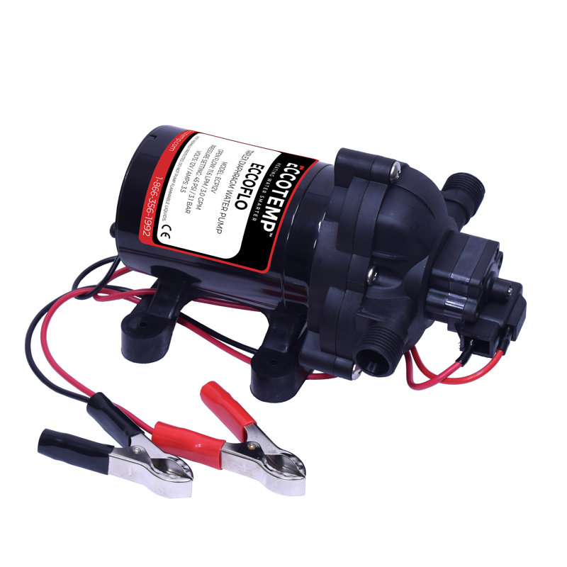 Eccotemp EccoFlo Diaphragm 12V Pump & Strainer