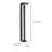Sentry Modern 60 Lumens Solar Outdoor LED Landscape Pathway Light - 2 Pack-88409106