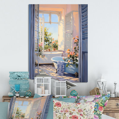 Bathroom Serenity II - Bathroom Metal Wall Art