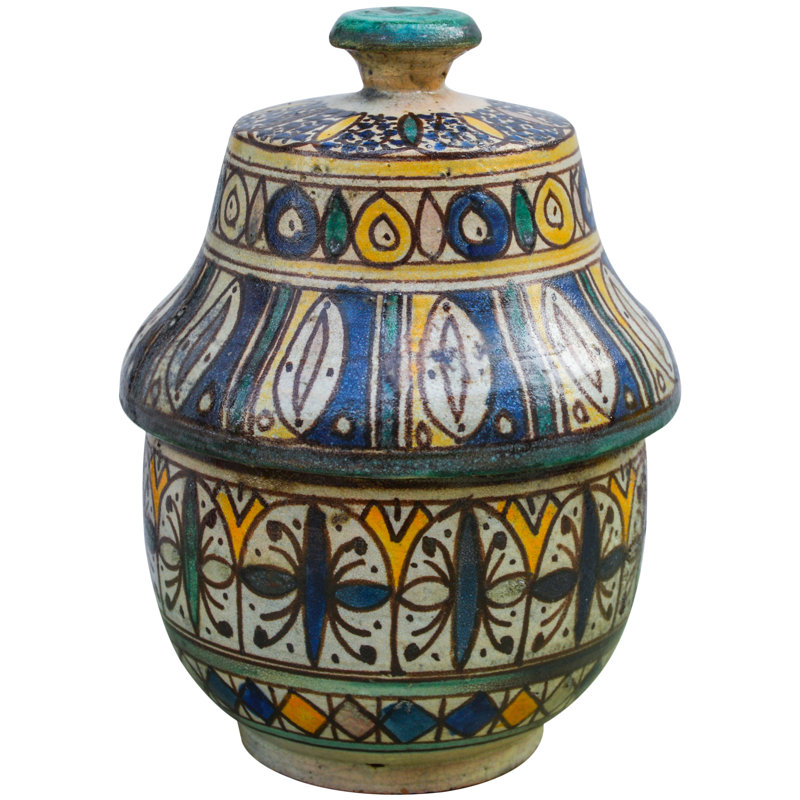 Afro-Moresque Handmade Ceramic Decorative Bowl