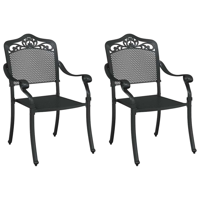 Patio Dining Armchair, Black