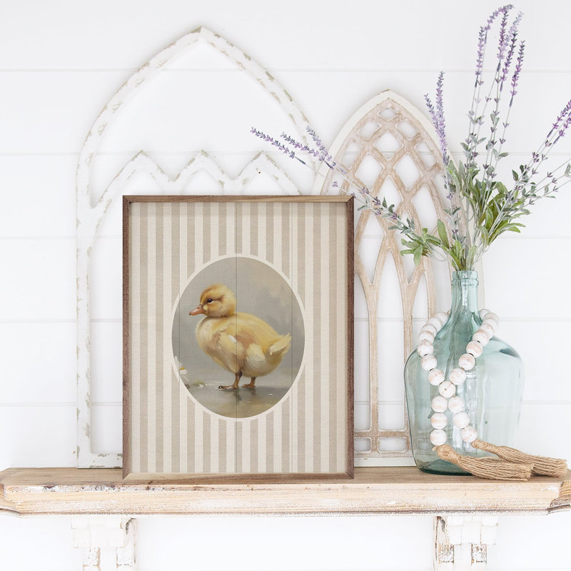 Stripes And Duckling, H 10 po x l 8 po