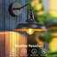 2-Pack Outdoor Wall Lights, Gooseneck Barn Light Fixtures, Wall Mounted Lanterns, Farmhouse Exterior Wall Lights