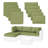Wynee 9Pcs Outdoor Cushions Patio Sectional Cushions Replacement Set For 3 Seats, Cushions Only (Set Of 3 Seats , 3 Backs , 2 Short Backs , 1 Ottoman Cushions)-1980483957