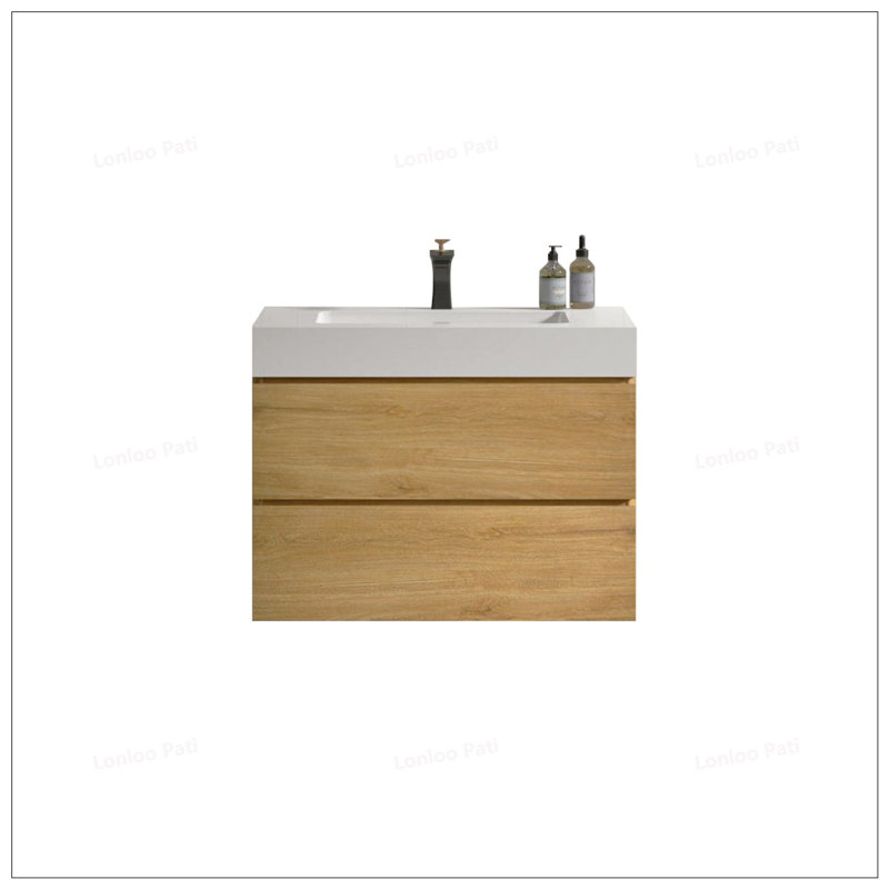 Meuble-lavabo mural 30 po avec lavabo, 30"