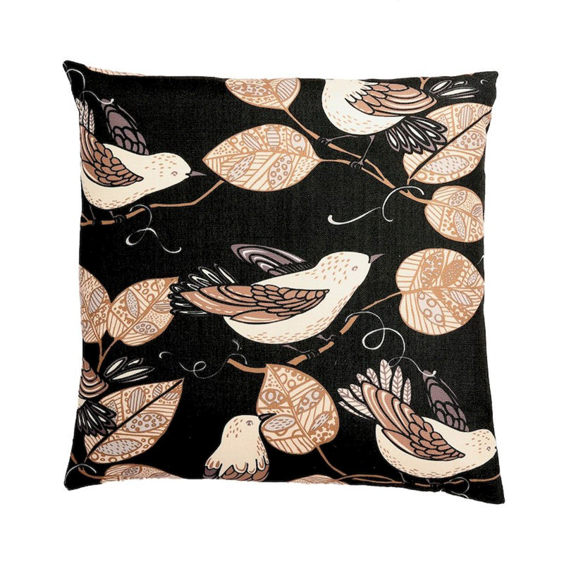 Coussin Berlin, Mauve foncé, Plumes