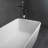 67 Inch Freestanding Solid Surface Soaking Bathtub For Bathroom