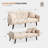 Small comfortable fabric sofa with adjustable backrest and armrests-309732190