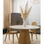 Chaises de salle à manger modernes et simples avec dossiers en bois massif