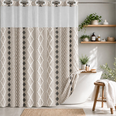 Rideau de douche Hookless Boho
