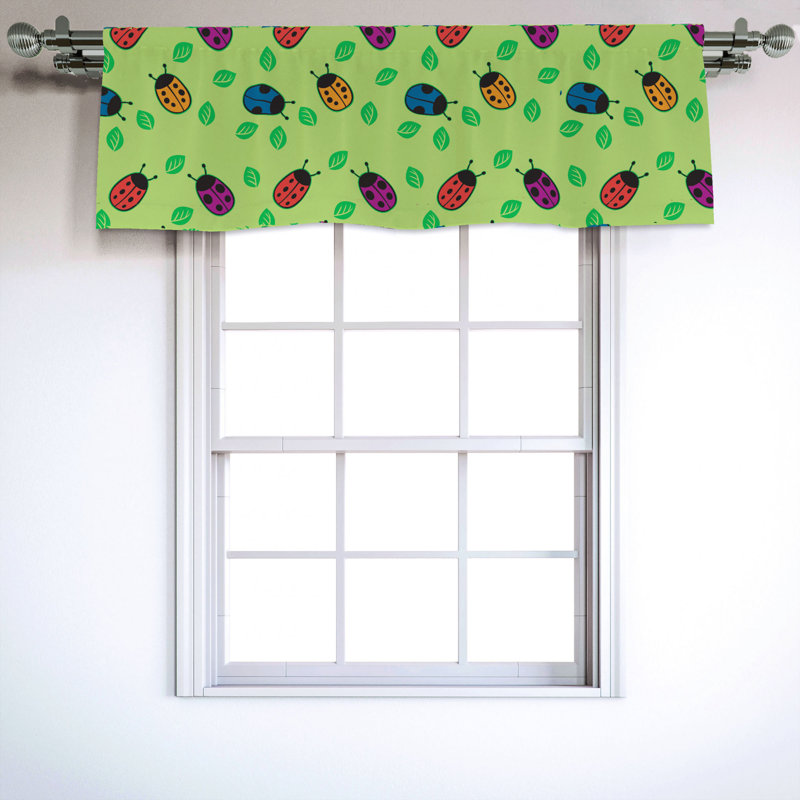 Sateen Ruffled Window Valance