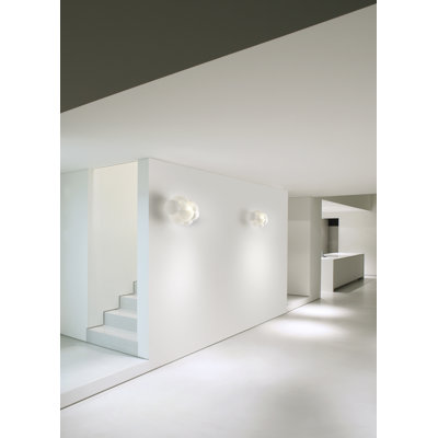 Nuvola Glass Flush Mounted Sconce