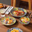 Service de table 18 pièces, service pour 6 en porcelaine bohémienne