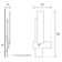 Sedo 1 - Light LED Dimmable Flush Mounted Sconce