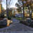 Modern Black Outdoor Lantern Post Head With Clear Glass