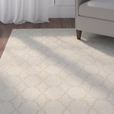 Togut Geometric Light Tan Area Rug