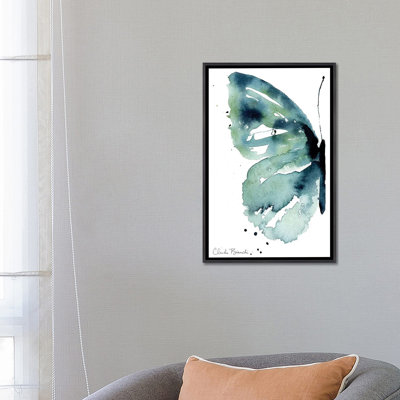 « Blue Butterfly Half » par Claudia Bianchi, reproduction d’art