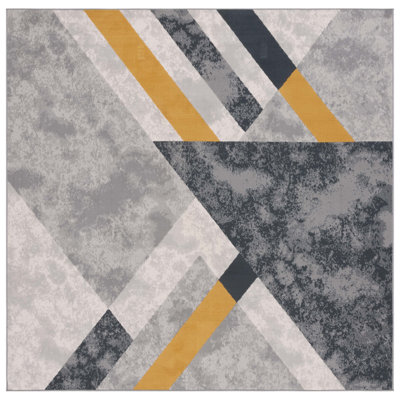 Tapis à motif géométrique Jenuel Performance