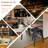 Industrial Bar Stools-19.68-25.59 Inch Adjustable Counter Height Kitchen Stools For Island-Rustic Swivel Wood Metal Bar Stool Dining Chair Cafe Stool-525098712