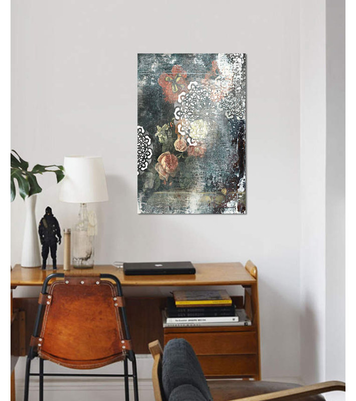 «Doily I» par PI Studio - reproduction sur toile tendue, H 12 po x l 8 po x P 0,75 po, Toile tendue