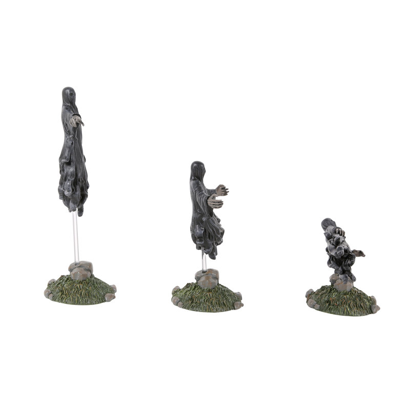 Ensemble de figurines 3 pièces de 7,6 pouces avec accessoires Village 56