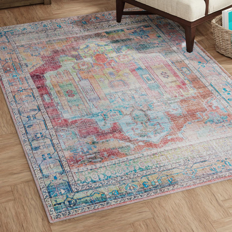 Engle Oriental Indoor Rug, Rectangle 7'10" x 10'