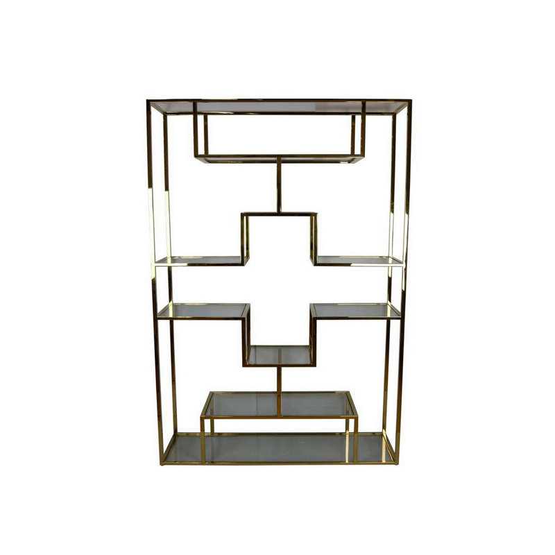 Plant Stand, Gold, 75" H x 39.5" W x 15" D