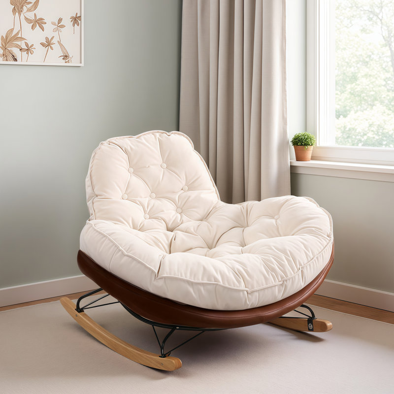 Fauteuil de jeu rembourré amovible Irving, Café noir