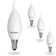 5 Watt LED CA10 Light Bulbs, Warm Dimming 3000K (Soft White)