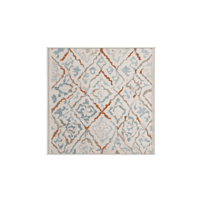 Machine Washable Beige Area Rug