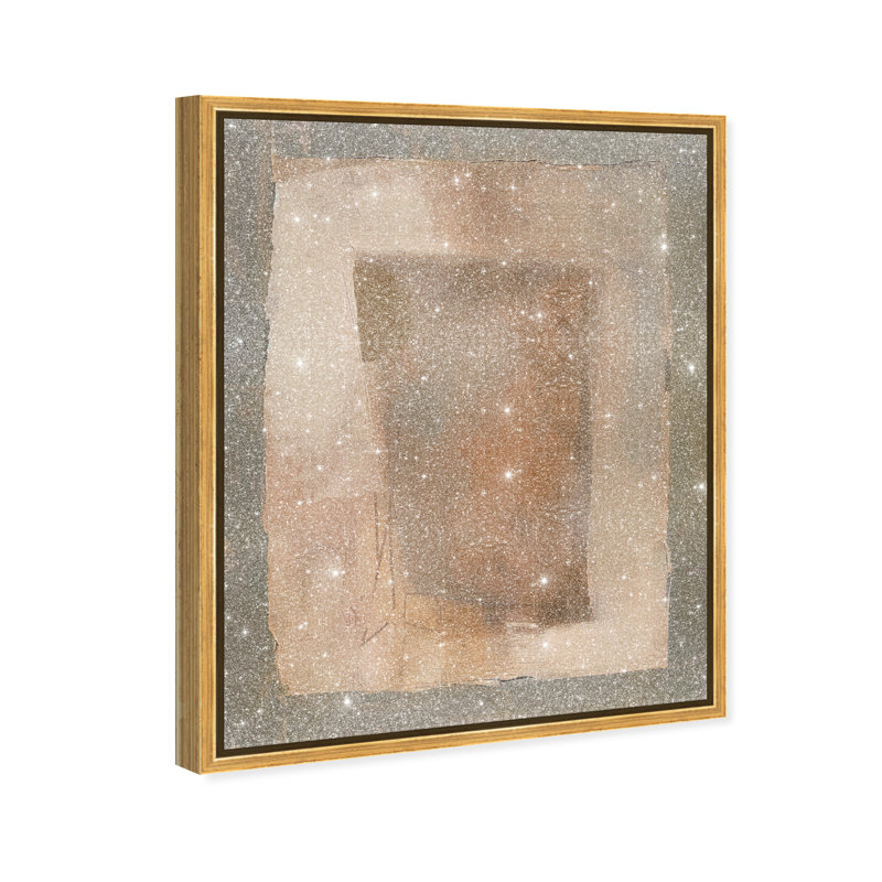 Molasses Muse Canvas Abstract Print by Oliver Gal, Black Frame, 16 x 20, 21"H x 17"W, Gold Frame