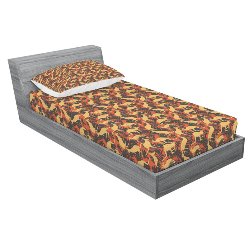 Microfiber Sheet Set, Twin Sheet Set with Fitted Sheet