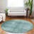 Machine Washable Indoor/Outdoor Xhevrie Teal Rug-569400958