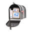 Carlton Metal Post Mounted Mailbox-48570869