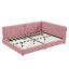 Desoto Teddy Fabric Upholstered Daybed With LED, USB & Type-C Charging Ports-1300188756-1300188761