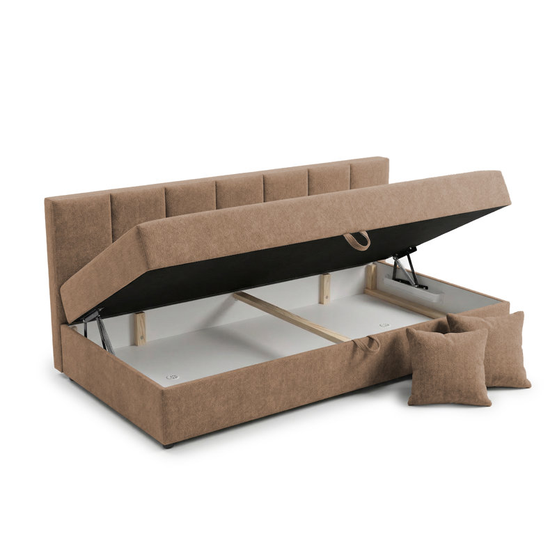 Lenny Upholstered Daybed, Brown